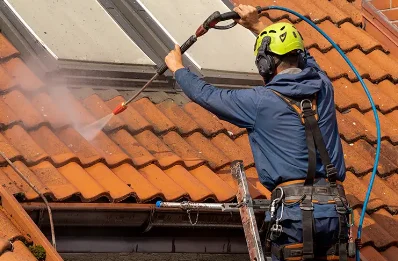 Démoussage et hydrofuge de toiture à Apprieu